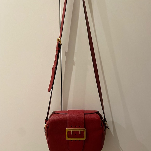 Burberry Small Zip Buckle Bag (Parade Red) - Picture 4 of 4